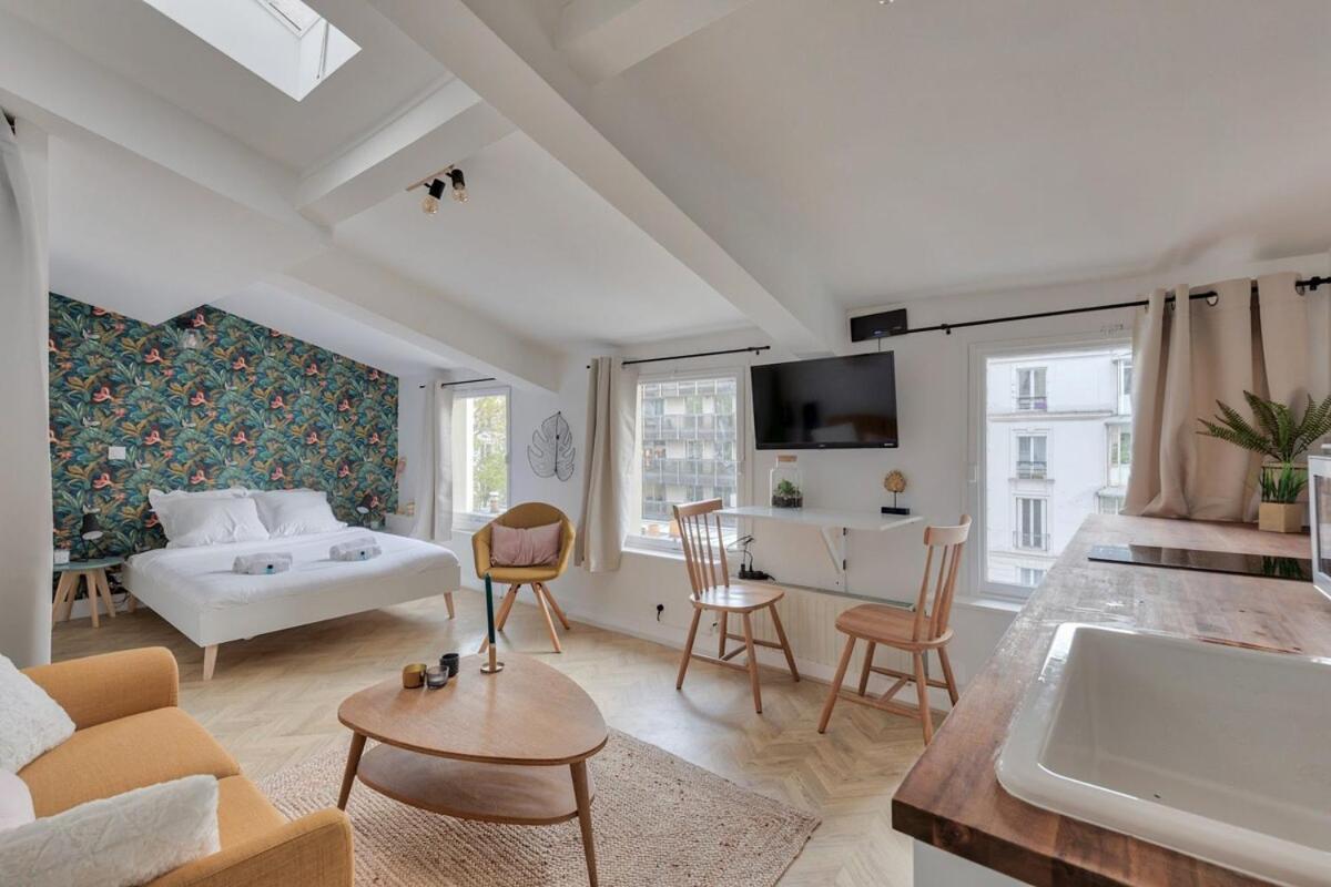 Appartement Cosy Proche Arc Triomphe - 2P Paris Exterior foto